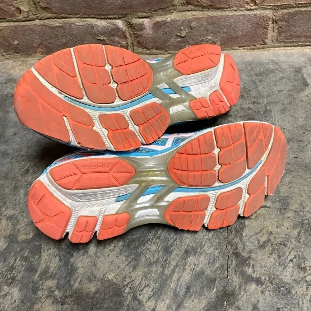 ASICS GT-2000 2 Blue/Orange Women’s Running Athletic Shoes Size 9
